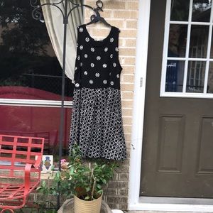 Gudrun Sjoden black and white dress XXL